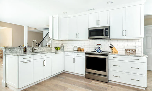 Beautiful kitchen with custom cabinets